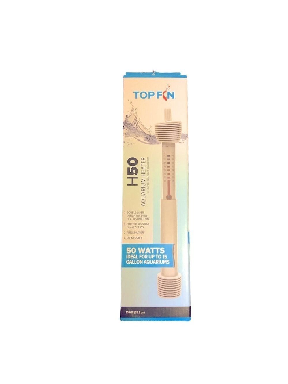 Top Fin H50 Aquarium Submersible Heater